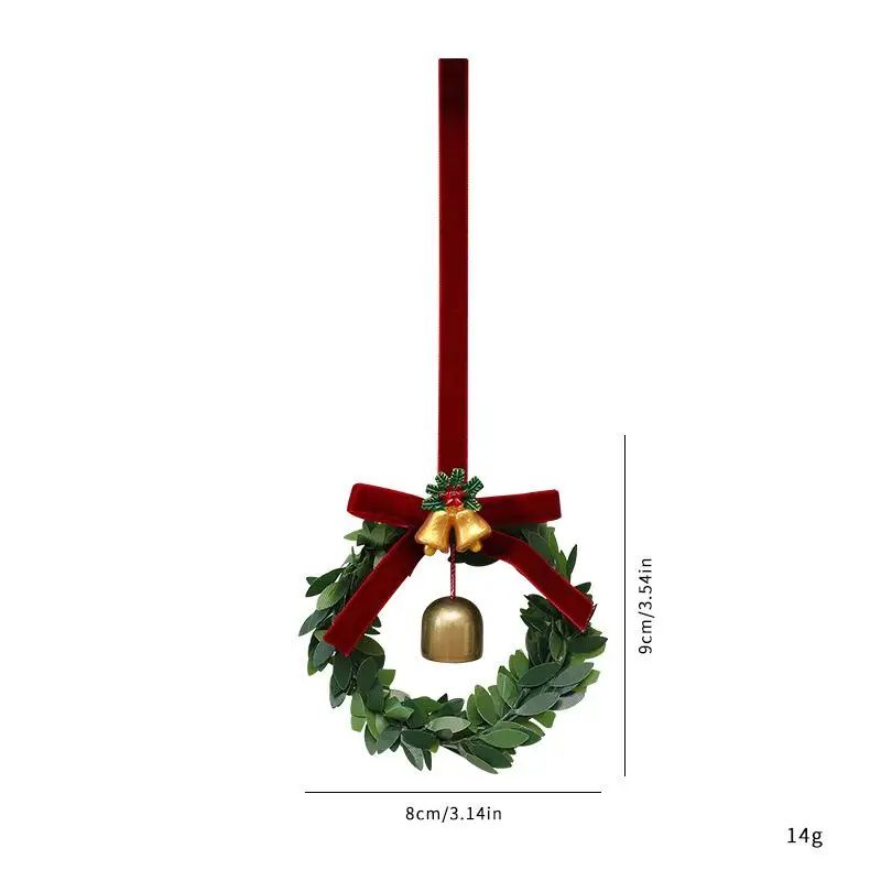 Mini 1 12 Dollhouse Christmas Wreath And Garland Decoration 6