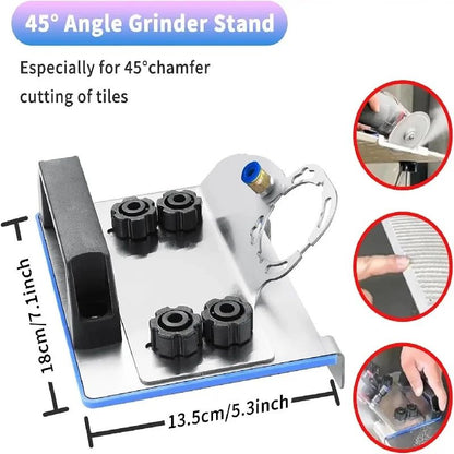 Universal 45 Tile Chamfering Stand  Precision Angle Grinder Holder For 100Type Grinders 3