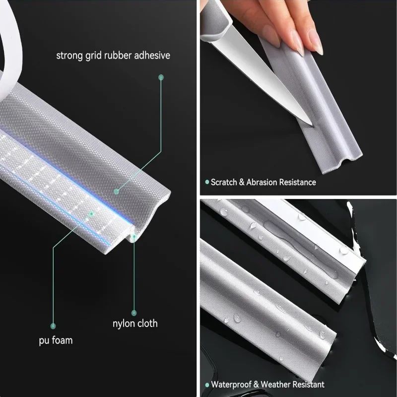 EnergyGuard SelfAdhesive Foam Weather Seal Strip 203040 M  Sliding Door  Window Gap Filler 3