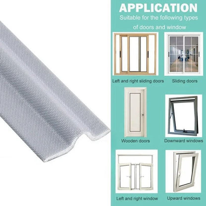 EnergyGuard SelfAdhesive Foam Weather Seal Strip 203040 M  Sliding Door  Window Gap Filler 5