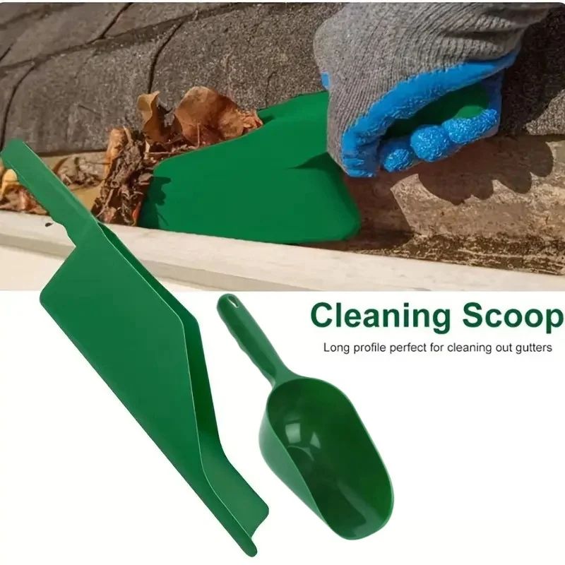 Getter Large-Capacity Gutter Scoop – Heavy-Duty Gutter Cleaning Shovel & Leaf Debris Removal Tool