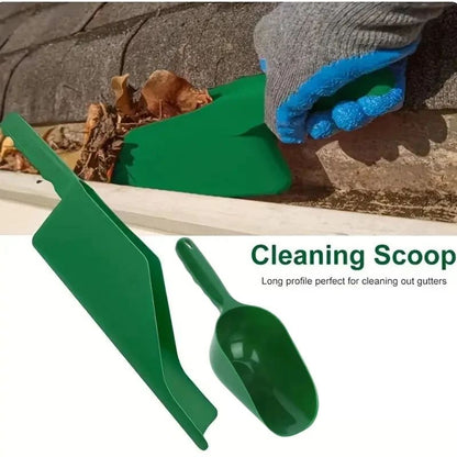 Getter Large-Capacity Gutter Scoop – Heavy-Duty Gutter Cleaning Shovel & Leaf Debris Removal Tool