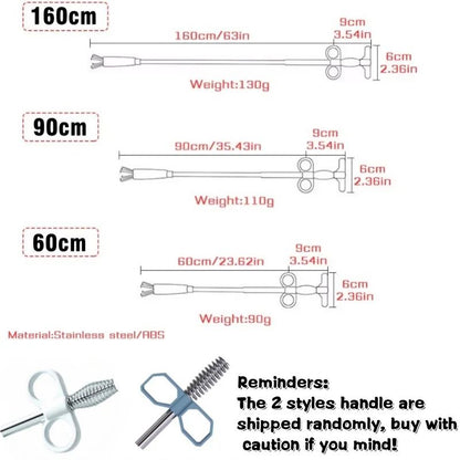 SmartFlow Sewer Pipe Unblocker  HeavyDuty Drain Snake  Pipe Dredging Tool 1