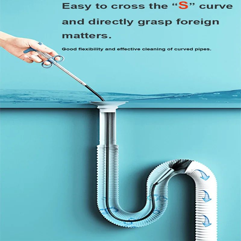 SmartFlow Sewer Pipe Unblocker  HeavyDuty Drain Snake  Pipe Dredging Tool 2