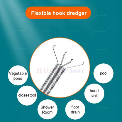 SmartFlow Sewer Pipe Unblocker  HeavyDuty Drain Snake  Pipe Dredging Tool 4