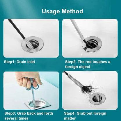 SmartFlow Sewer Pipe Unblocker  HeavyDuty Drain Snake  Pipe Dredging Tool 5
