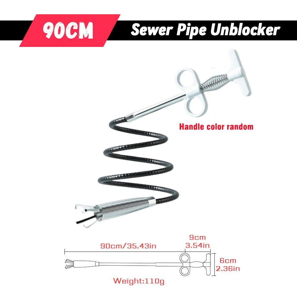 SmartFlow Sewer Pipe Unblocker  HeavyDuty Drain Snake  Pipe Dredging Tool 7