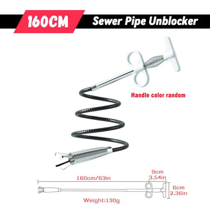 SmartFlow Sewer Pipe Unblocker  HeavyDuty Drain Snake  Pipe Dredging Tool 8