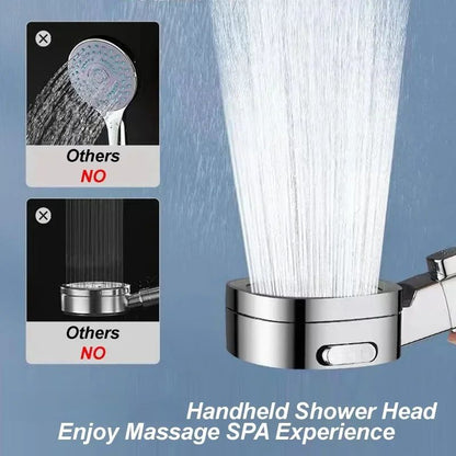 Premium 4Mode High Pressure  WaterSaving Shower Head With OnOff Button 2