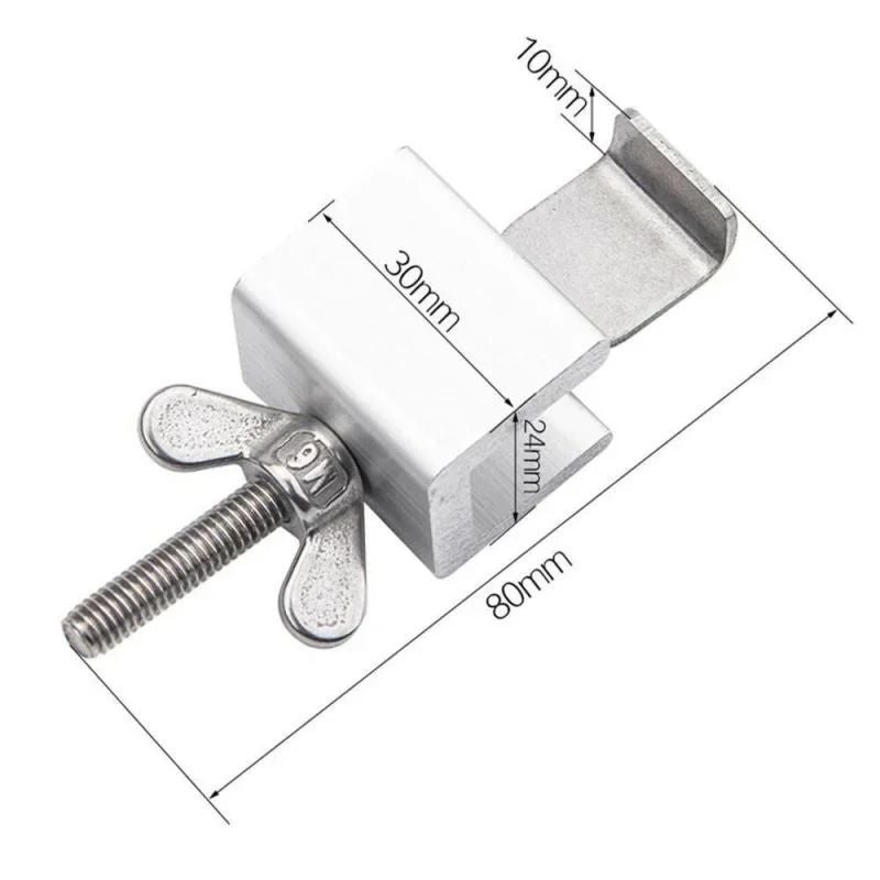 SecureStay Portable Travel Door Lock  DualNut Safety Stopper 6