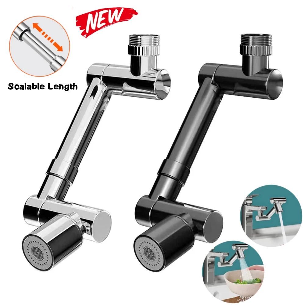 Rotatable 360° Water-Saving Faucet Aerator Adapter