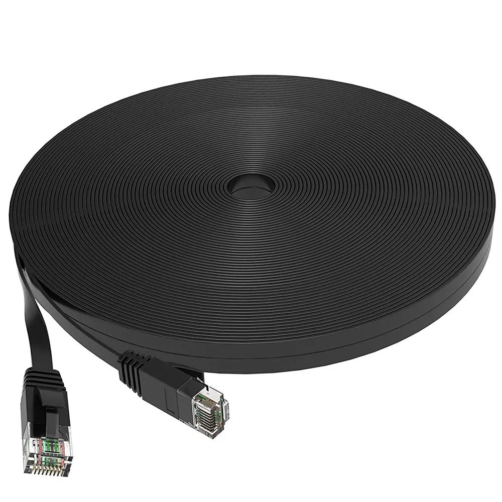 Cat 6 Ethernet Cable Flat High Speed LAN Patch Cord For Router And Network Devices 6