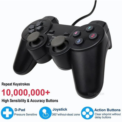 USB Wired PC Game Controller Gamepad For Windows Laptop And Desktop 5