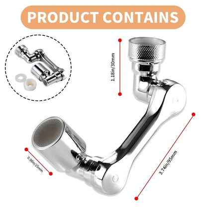 SmartFlow 1080 Rotating Faucet Extender  DualMode Kitchen  Bathroom Sprayer 4