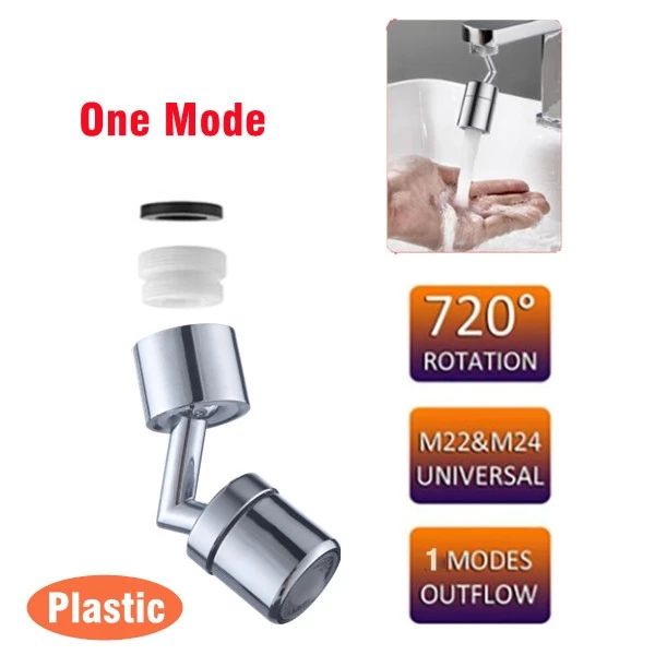 SmartFlow 1080 Rotating Faucet Extender  DualMode Kitchen  Bathroom Sprayer 11