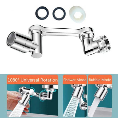 SmartFlow 1080 Rotating Faucet Extender  DualMode Kitchen  Bathroom Sprayer 7