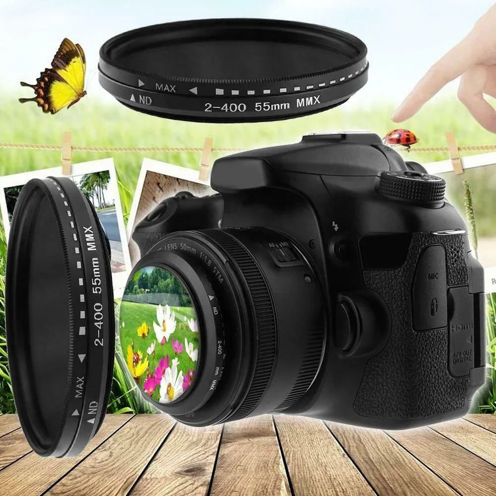 Variable ND Filter Adjustable ND2 To ND400 Neutral Density Camera Lens Filter 2
