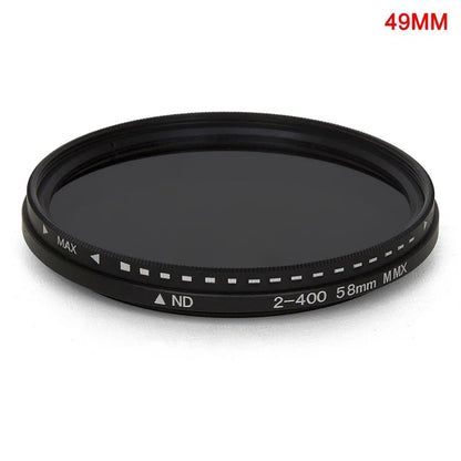 Variable ND Filter Adjustable ND2 To ND400 Neutral Density Camera Lens Filter 10