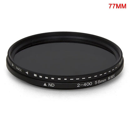 Variable ND Filter Adjustable ND2 To ND400 Neutral Density Camera Lens Filter 15