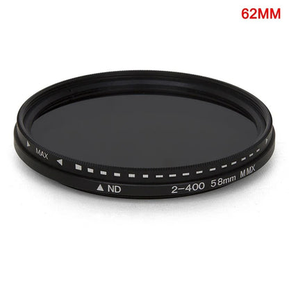Variable ND Filter Adjustable ND2 To ND400 Neutral Density Camera Lens Filter 17