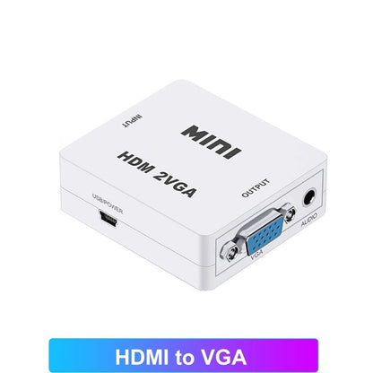 AV To HDMI Converter Composite RCA To HDMI Video Adapter 10