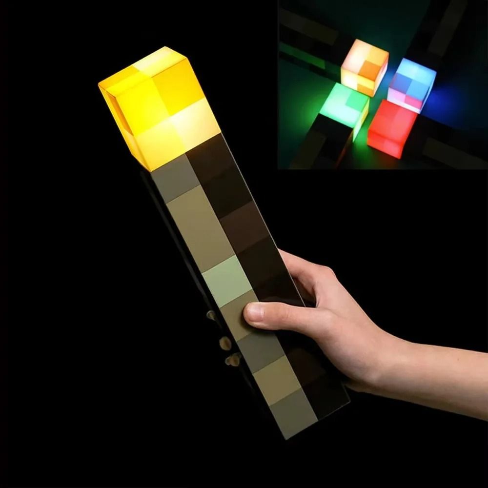 Game Torch LED Night Light With Wall Mount And USB Charging 7