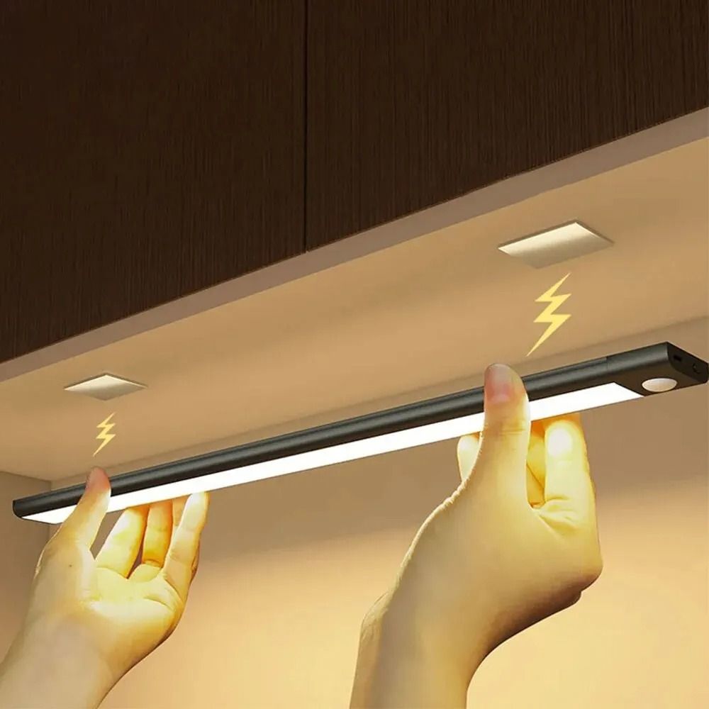 LED Cabinet Light Rechargeable Motion Sensor Lamp USB Type C