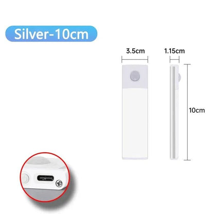LED Cabinet Light Rechargeable Motion Sensor Lamp USB Type C 8