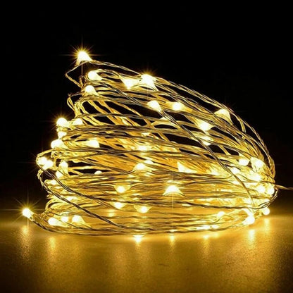 Fairy Light String LED Copper Wire Battery Powered Decorative Light 10
