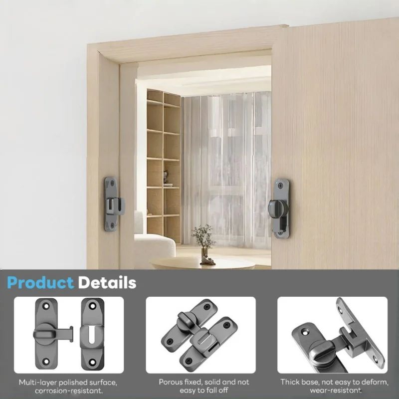 HeavyDuty Sliding Barn Door Security Latch 2