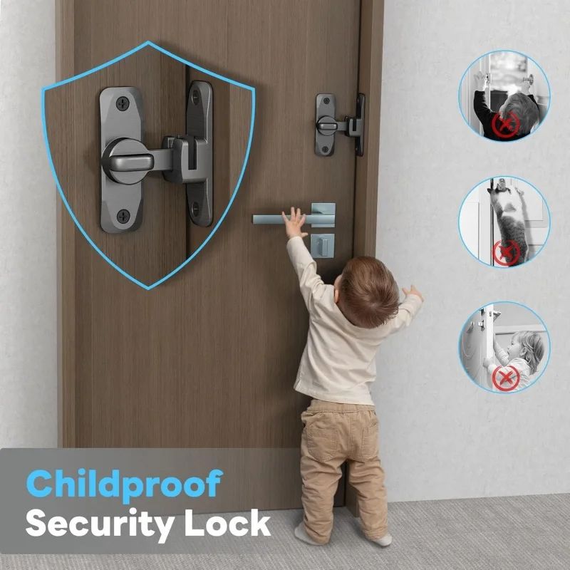 HeavyDuty Sliding Barn Door Security Latch 3
