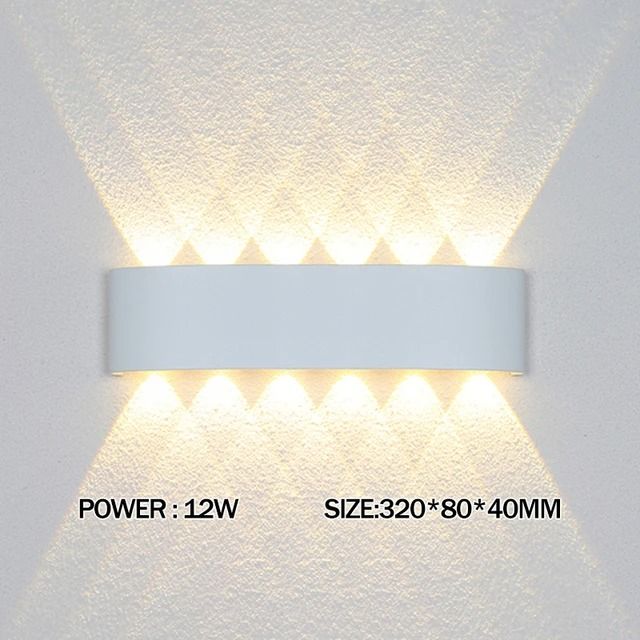 LED Wall Light Outdoor Waterproof Modern Indoor Lamp 9