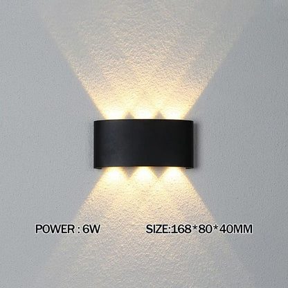 LED Wall Light Outdoor Waterproof Modern Indoor Lamp 12