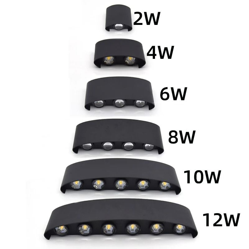 LED Wall Light Outdoor Waterproof Modern Indoor Lamp 1