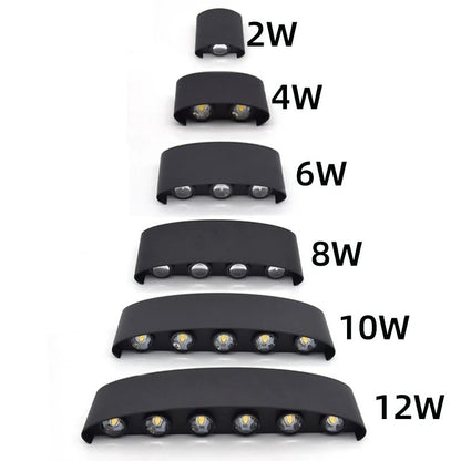 LED Wall Light Outdoor Waterproof Modern Indoor Lamp 1