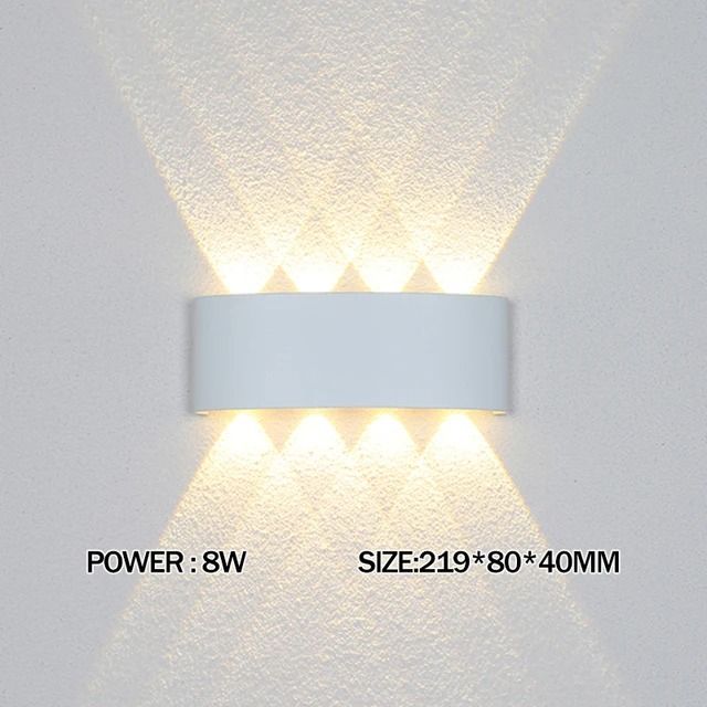 LED Wall Light Outdoor Waterproof Modern Indoor Lamp 7