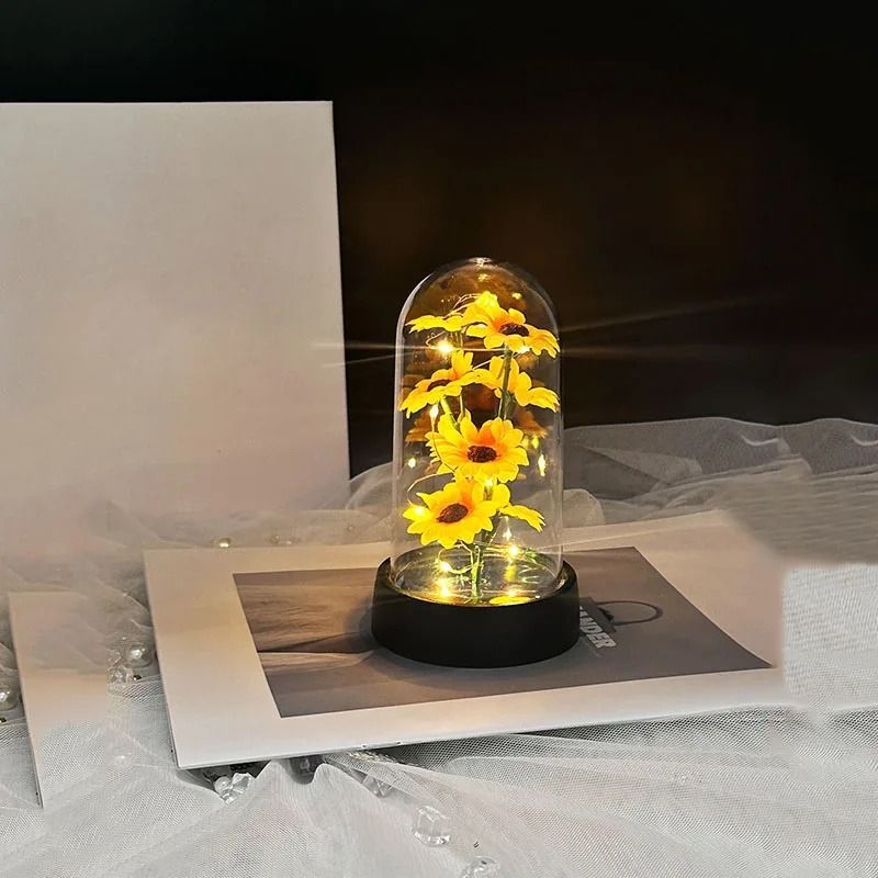 Sunflower Dome Light Gift For Home Decor And Special Occasions 1