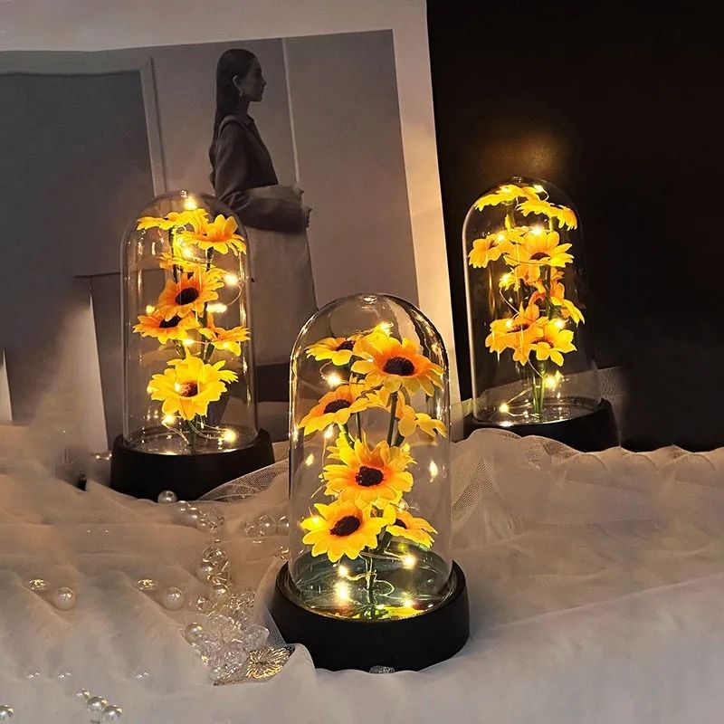 Sunflower Dome Light Gift For Home Decor And Special Occasions 2