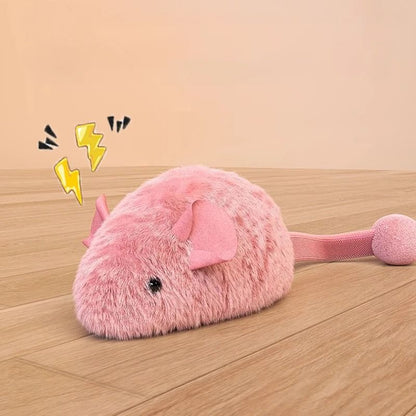 Interactive Plush Mouse Cat Toy Self Playing Chew Toy For Indoor Cats 6