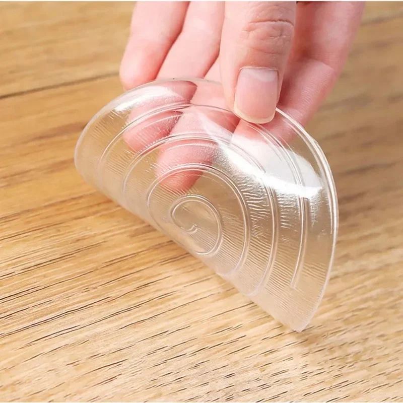 Transparent Silicone NonSlip Furniture Pad Set  4Pack AntiSlip  AntiVibration Floor Protectors 2