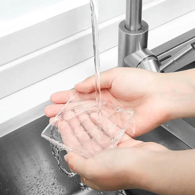 Transparent Silicone NonSlip Furniture Pad Set  4Pack AntiSlip  AntiVibration Floor Protectors 5