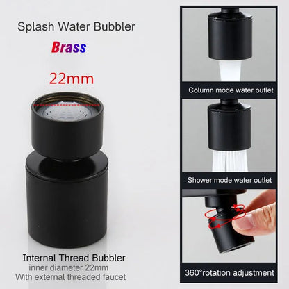 Universal 1080 Rotation Metal Faucet Sprayer Head  Kitchen  Bathroom Extender Nozzle 10