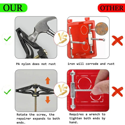 Premium 86 Mm Wall Switch  Outlet Box Repair Kit 10Pack 1