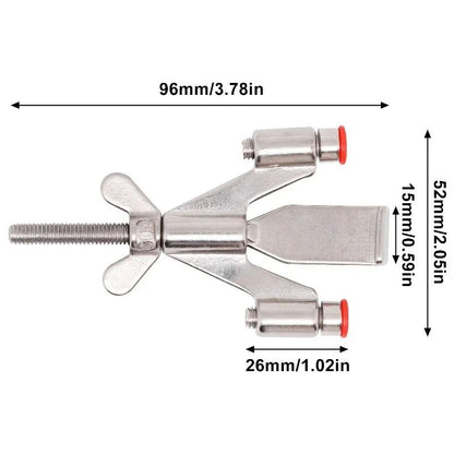 SecureStay Stainless Steel Portable Door Lock  Extra Privacy  Travel Security 4