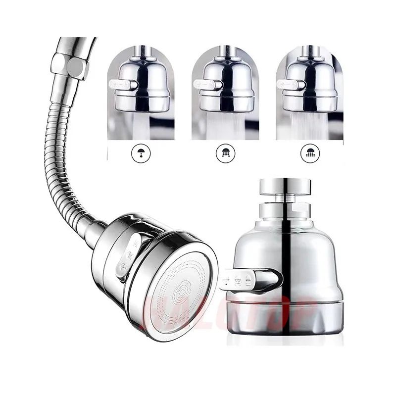 Universal 360 Swivel WaterSaving Kitchen Faucet Extender 4