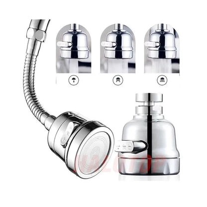 Universal 360 Swivel WaterSaving Kitchen Faucet Extender 4