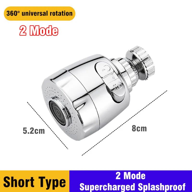 Universal 360 Swivel WaterSaving Kitchen Faucet Extender 6