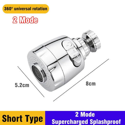 Universal 360 Swivel WaterSaving Kitchen Faucet Extender 6
