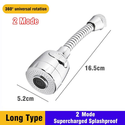 Universal 360 Swivel WaterSaving Kitchen Faucet Extender 7