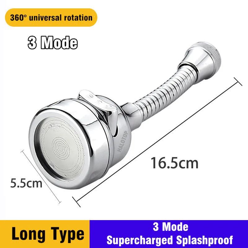Universal 360 Swivel WaterSaving Kitchen Faucet Extender 10